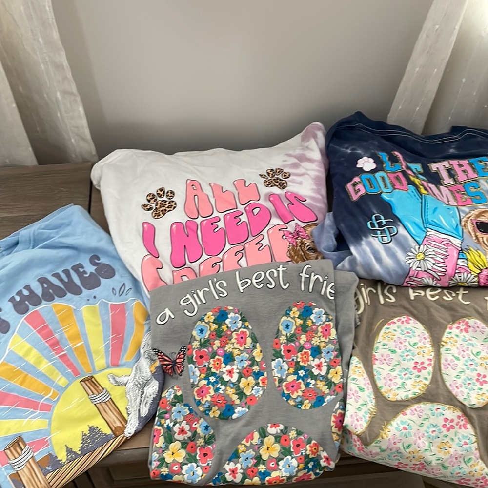 Bundle of Simply Southern Dog Shirts